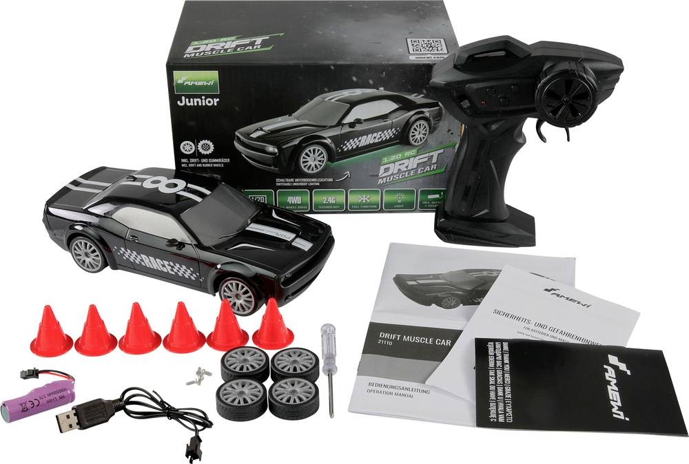 Amewi 21110 Drift Muscle 1:20 RC Einsteiger Modellauto Elektro