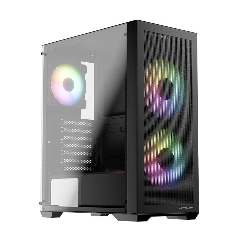 LC-Power LC-717B-ON computer case Midi Tower White - LC-Power LC-717B-