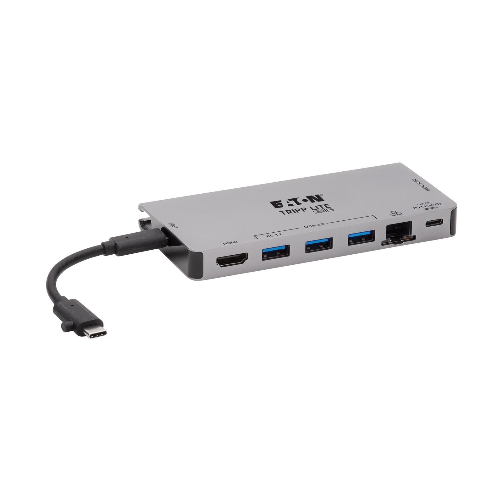 Tripp Lite U442-DOCK5D-GY USB-C Dock - 4K HDMI, USB 3.x (5Gbps), USB-