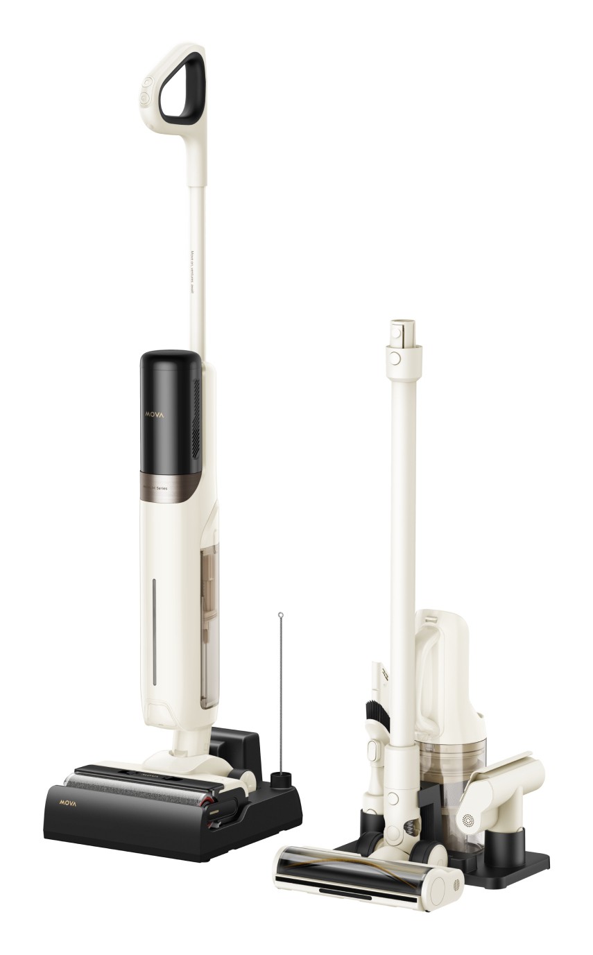 MOVA Tech K30 MIX 2-in-1 stick vacuum Battery Dry&wet Bagless Black,