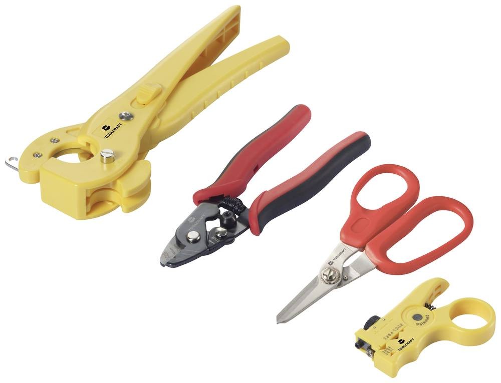 TOOLCRAFT TO-9621810 Glasfaser-Werkzeug incl. Kabelschneider, incl.