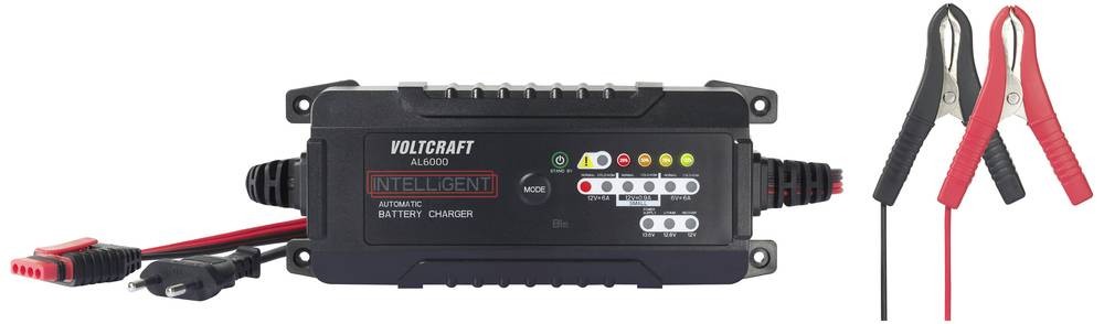 VOLTCRAFT AL6000 VC-16015910 Automatikladegerät 6 V, 12V 6A