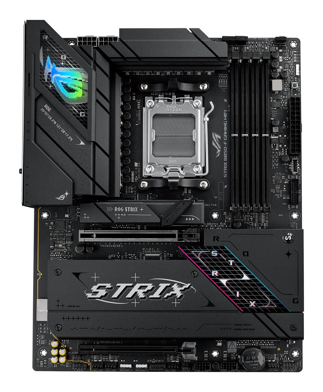 ASUS ROG STRIX B850-F GAMING WIFI AMD B850 Zócalo AM5 ATX - ASUS ROG