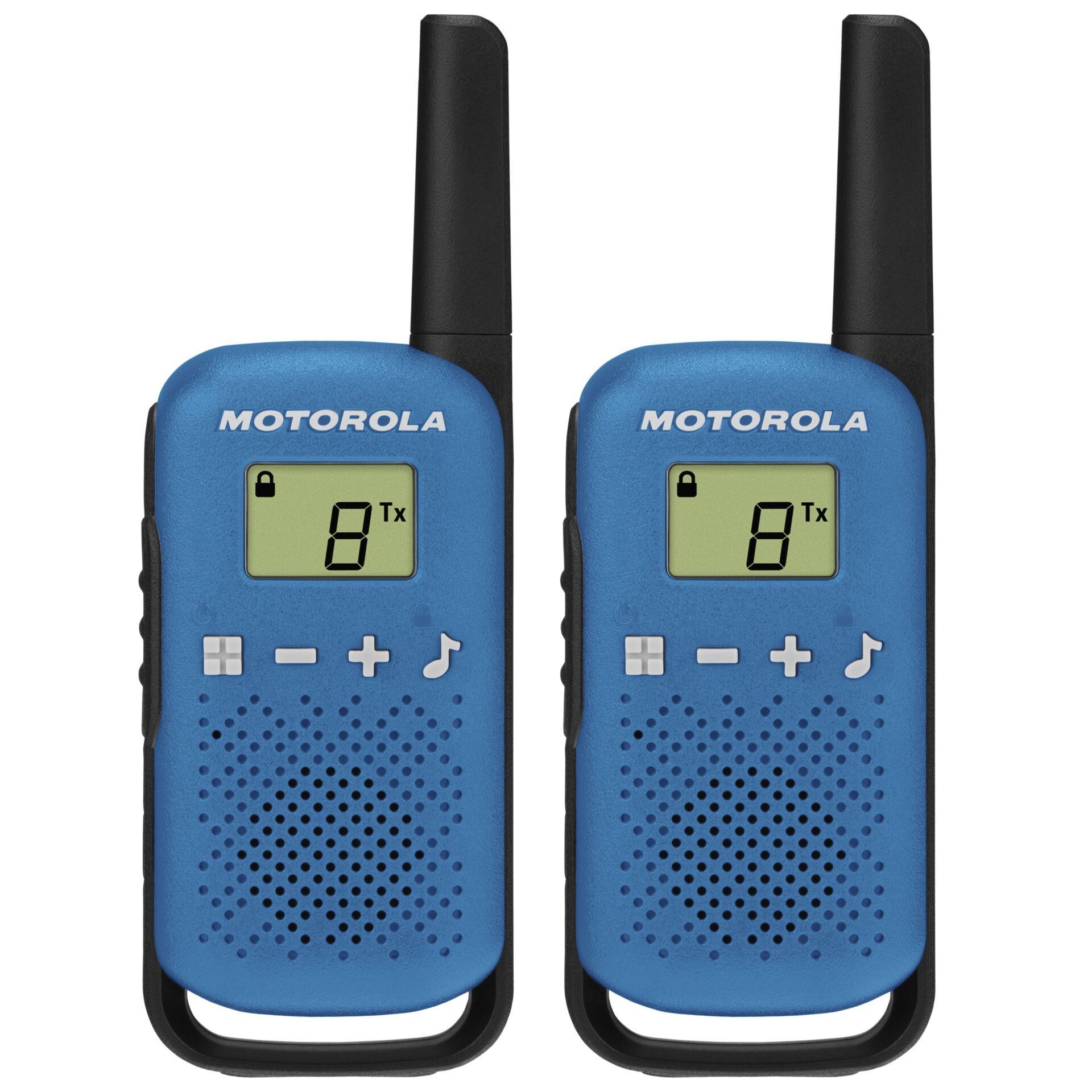 Motorola TALKABOUT T42 two-way radio 16 channels Black, Blue -
