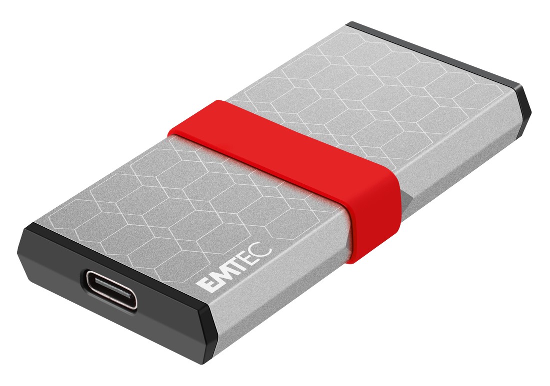 Emtec X205 Mini 1 TB USB Type-C USB 3.2 Gen 2x2 Silver - Emtec X205