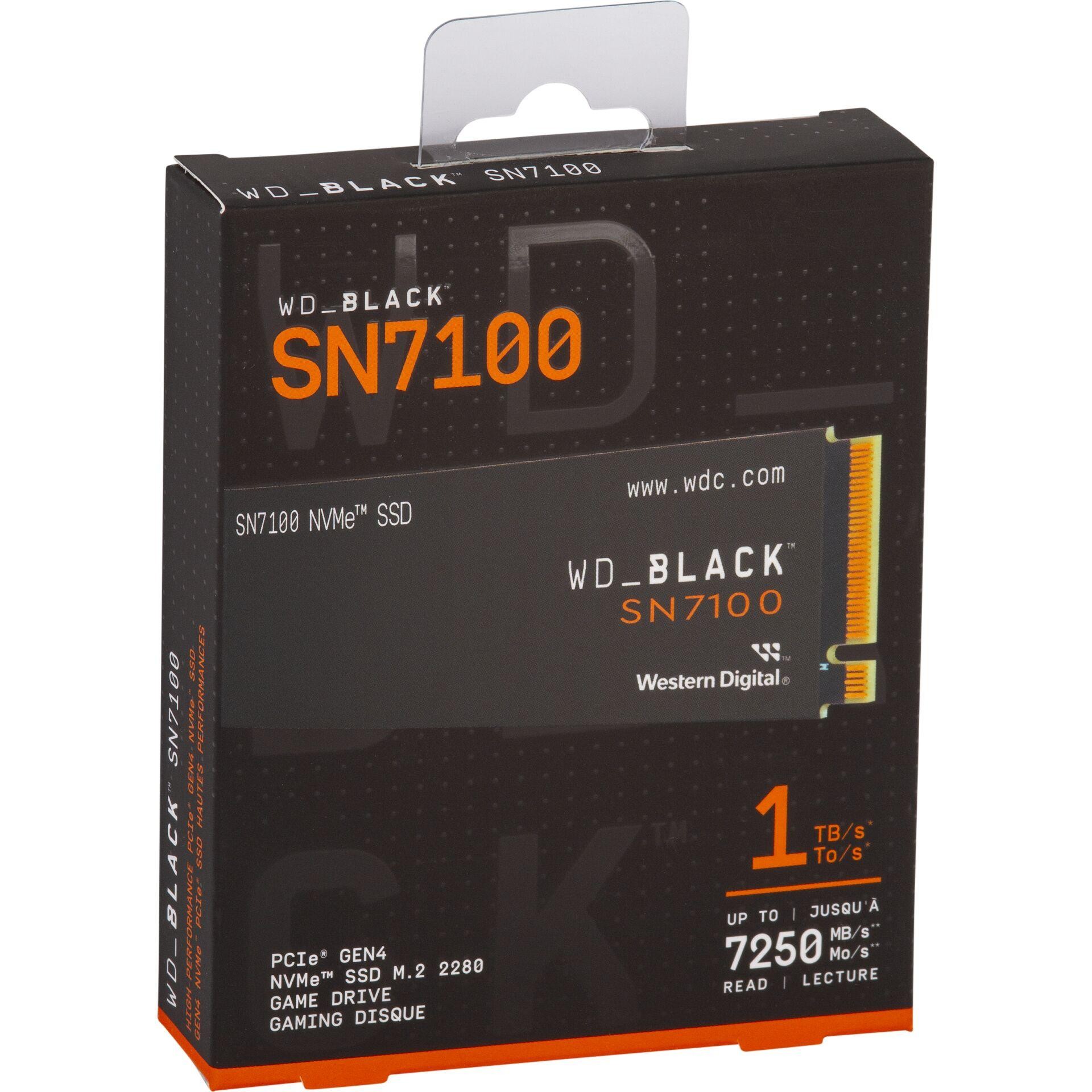 Western Digital Black WDS100T4X0E-00CJA0 unidad de estado sólido 1
