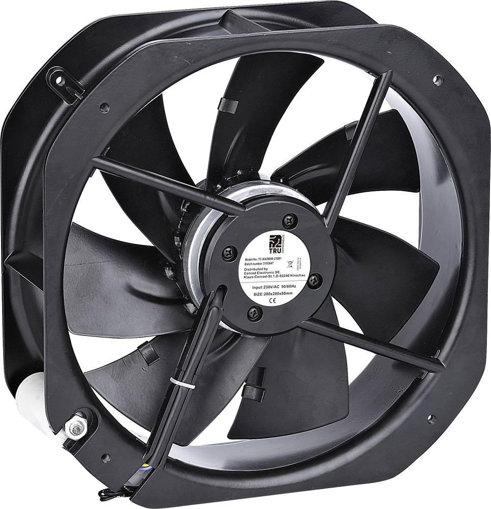 TRU COMPONENTS TC-NA28080-230B1 Axialventilatore 230 V/AC 2570 m³/h (
