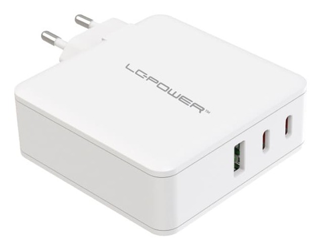 LC-Power LC-GAN-100 chargeur d'appareils mobiles Universel Blanc