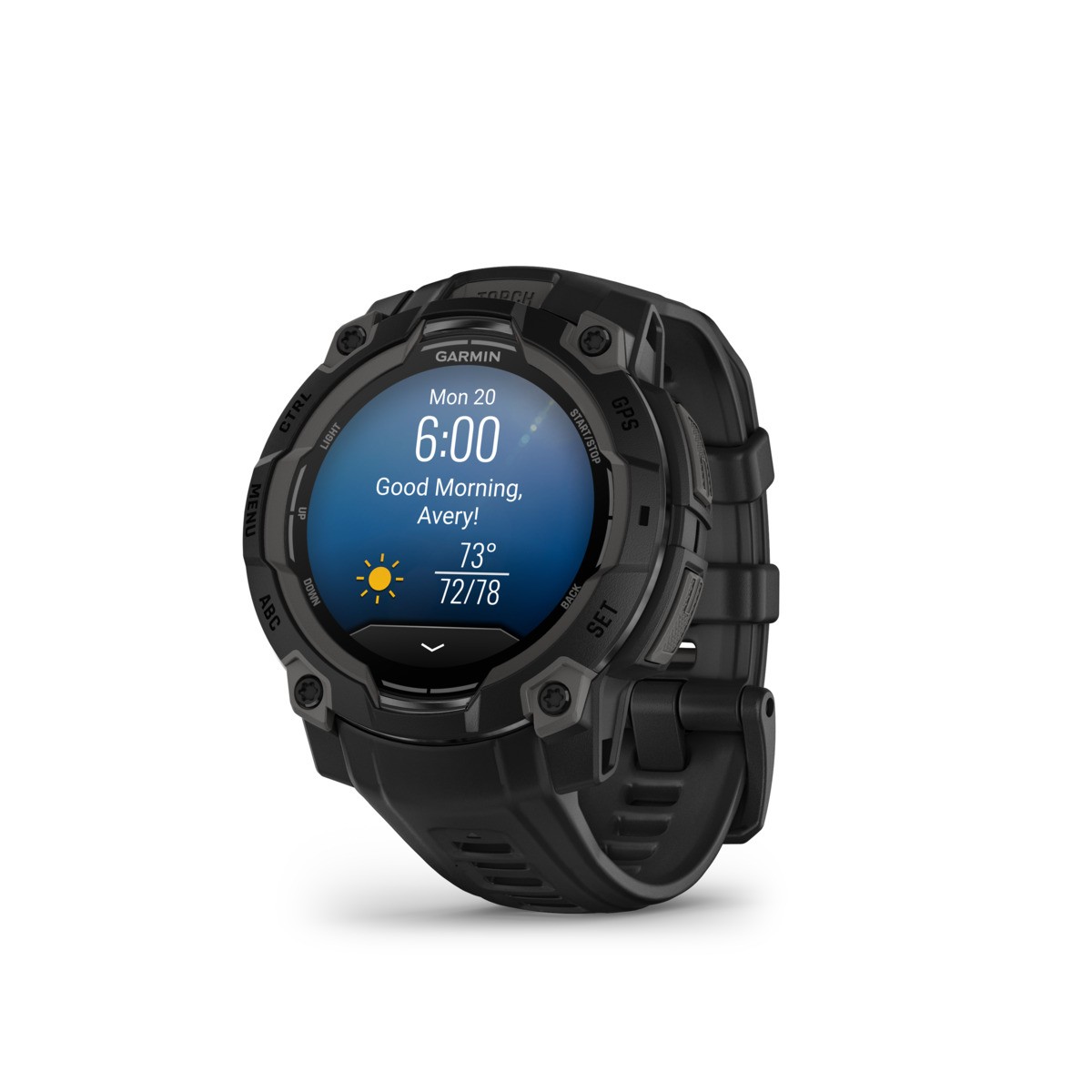 Garmin Instinct 3 AMOLED - 45mm Schwarz Smartwatch Schwarz