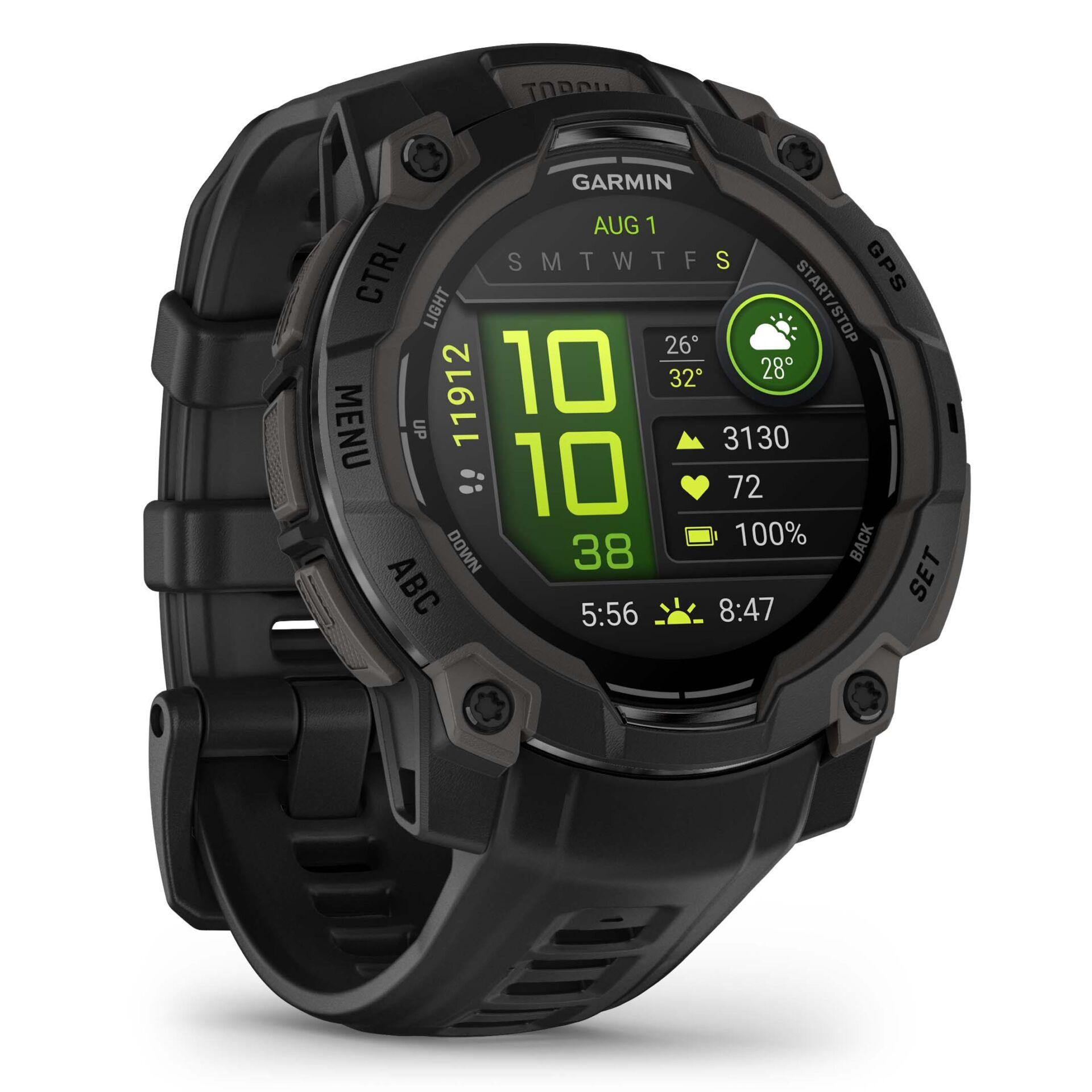 Garmin Instinct 3 AMOLED 3,05 cm (1.2") 45 mm Digital 390 x 390