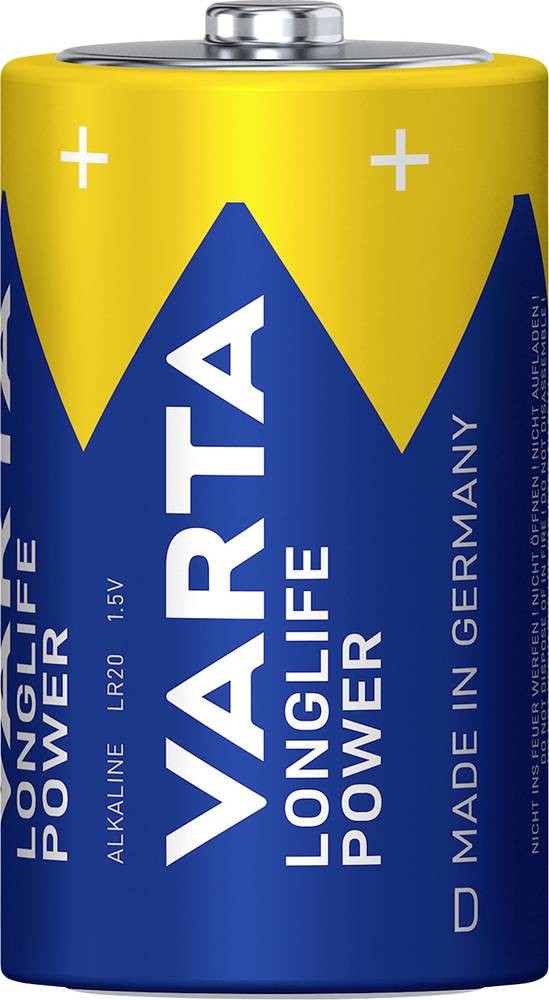 Varta Alkaline, 1.5 V Batterie à usage unique D Alcaline - Varta