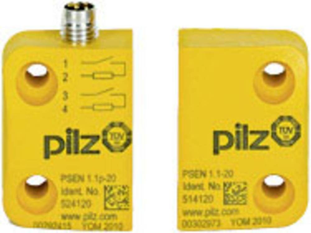 Pilz Magnetic Non-Contact Safety Switch, 24V dc, Plastic Housing, 2NO,