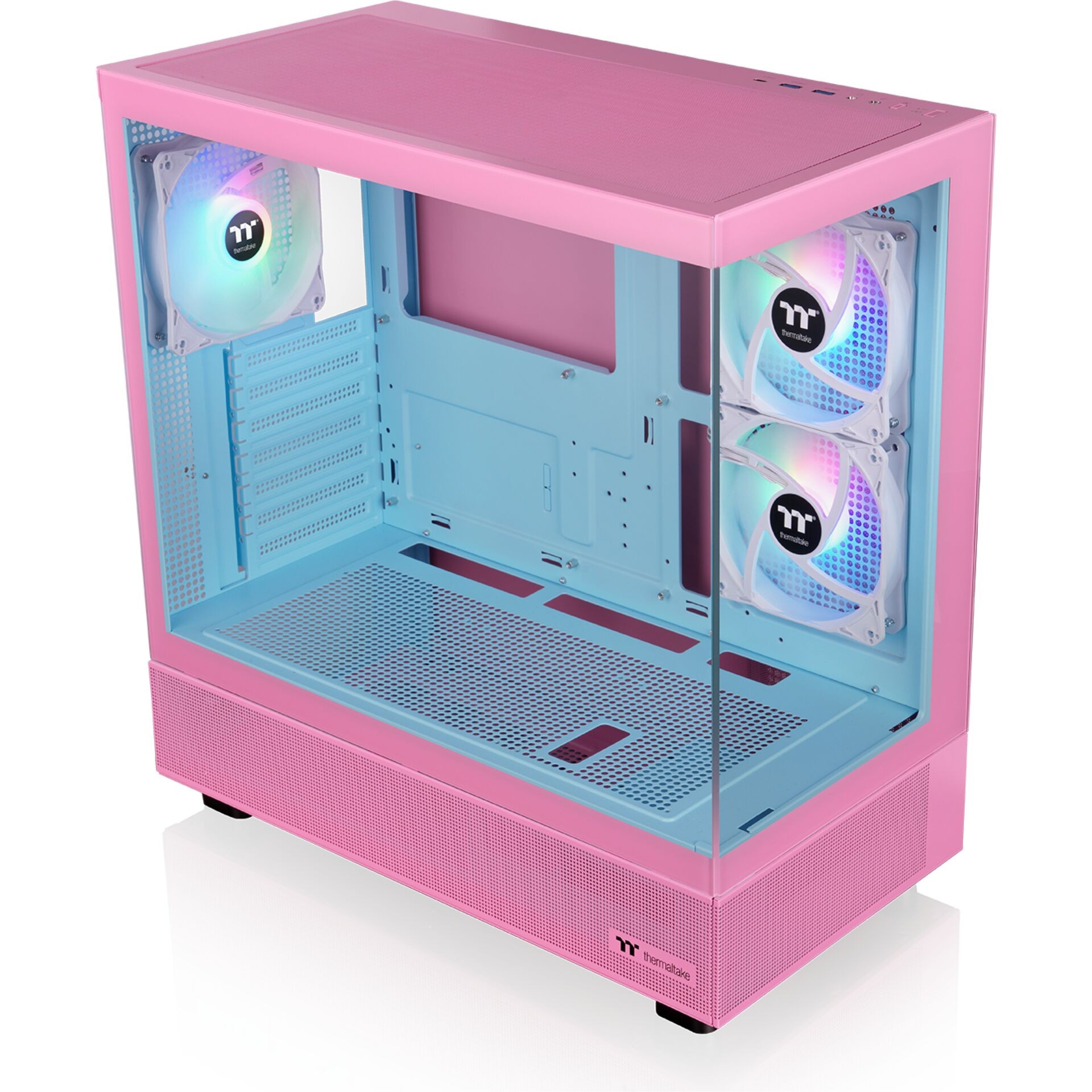 Thermaltake View 270 Plus TG Midi Tower Rosa - Thermaltake View 270