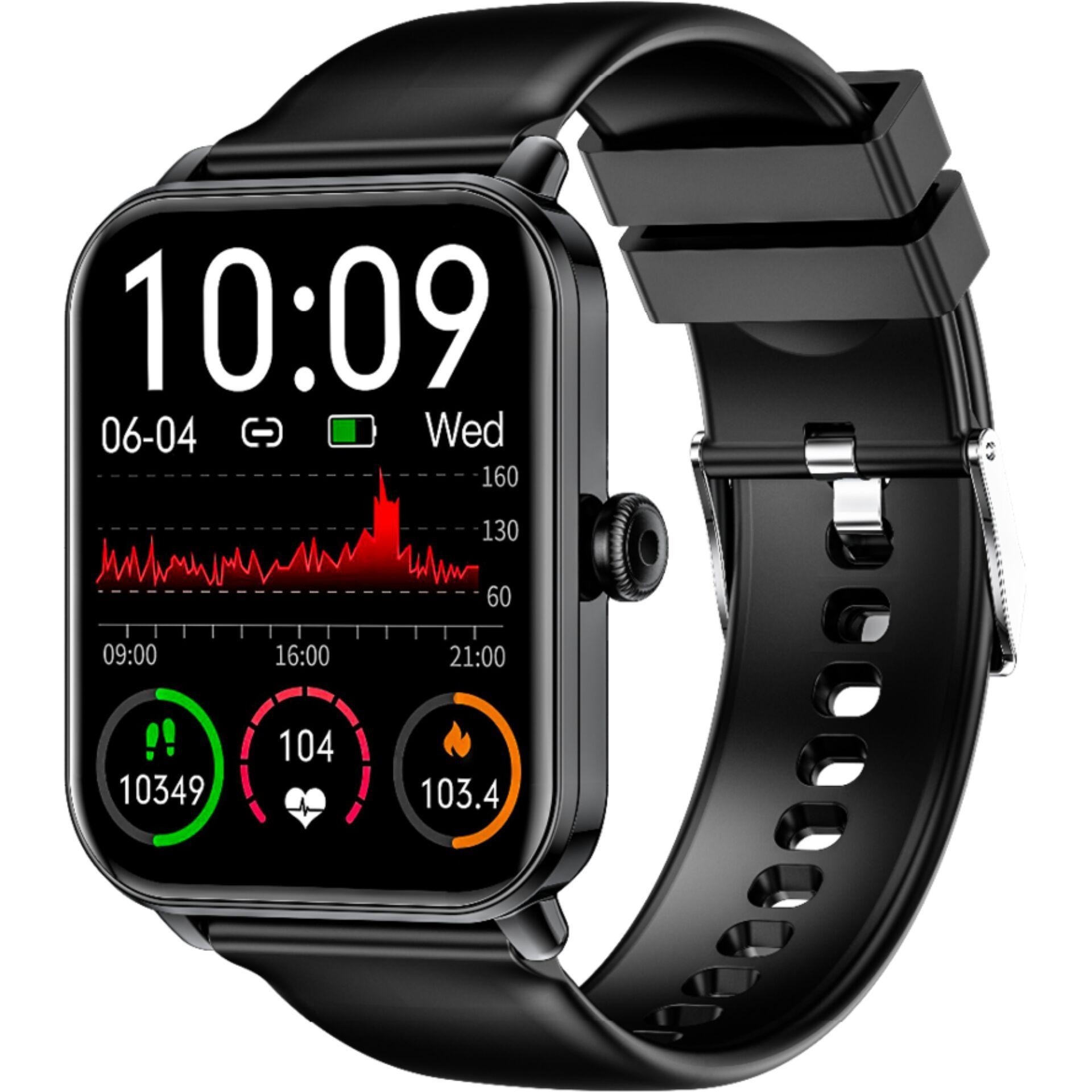 Beafon Watch 102 Schwarz Smartwatch Bluetooth V5.3 IP68