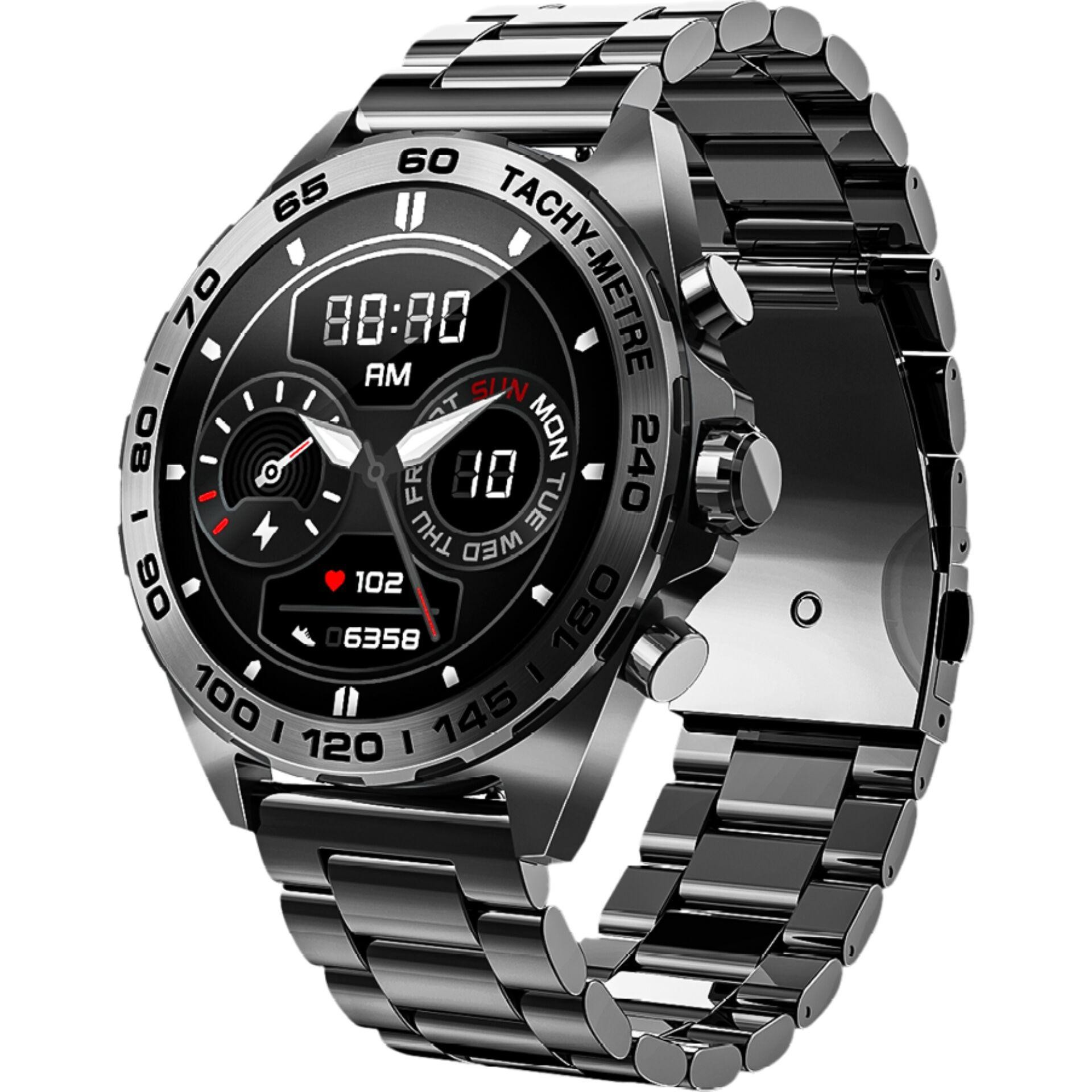 Beafon 501 3.63 cm (1.43") AMOLED 46.3 mm Dark metallic GPS (