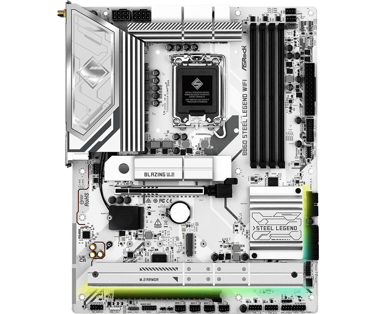 Asrock B860 Steel Legend WiFi Intel B860 LGA 1851 (Socket V1) ATX -