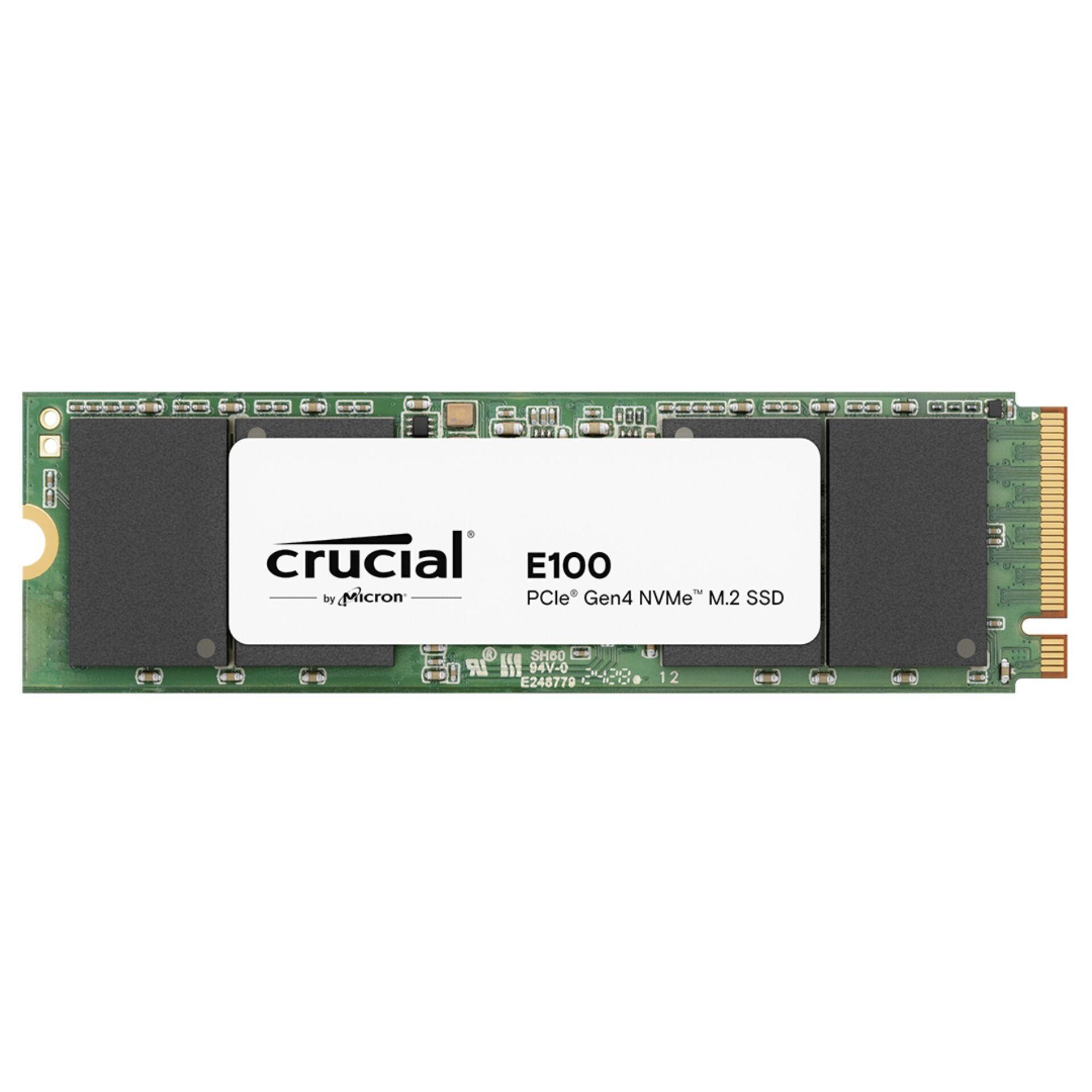 Crucial E100 1 TB M.2 PCI Express 4.0 NVMe - Crucial E100, 1 TB, M.2,