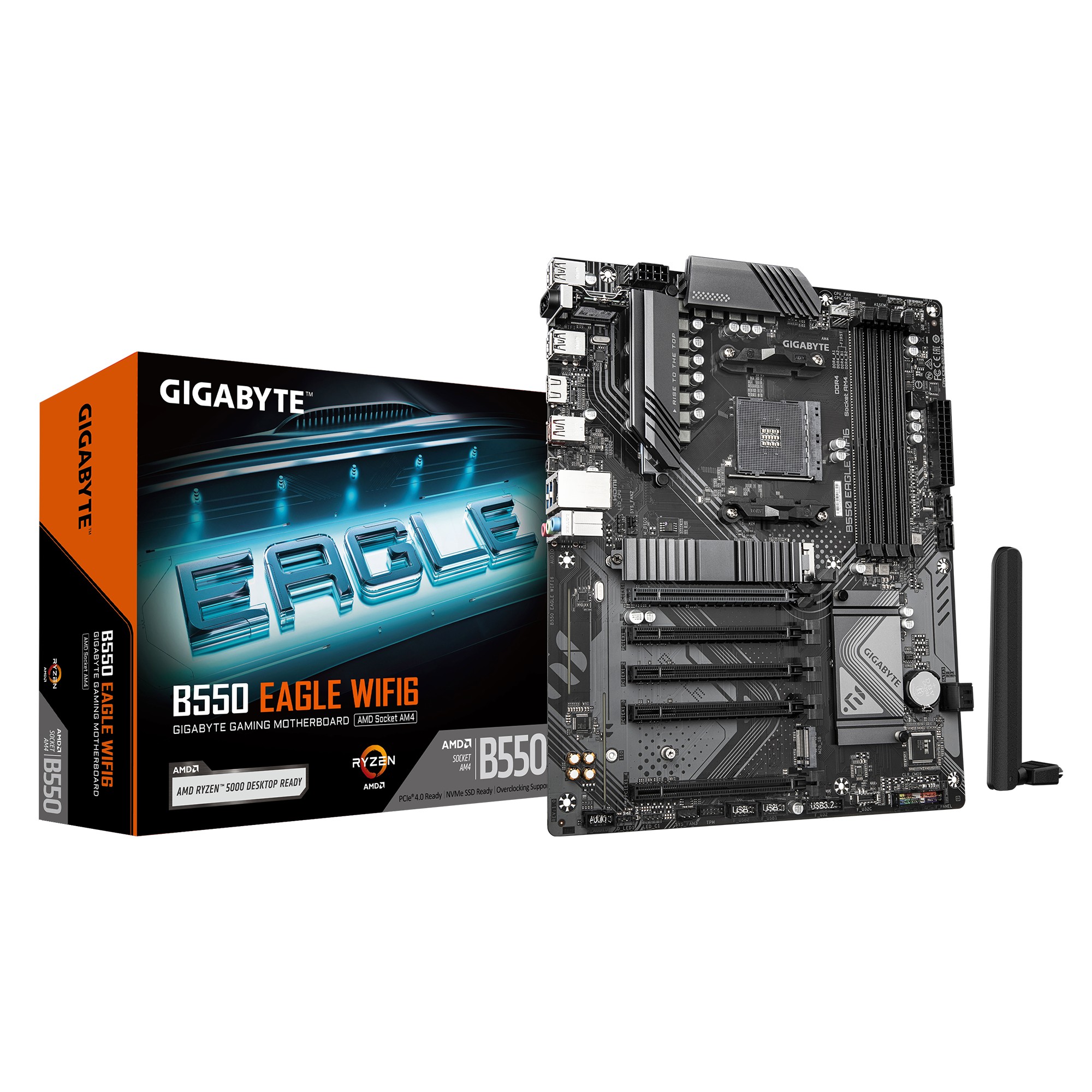 GIGABYTE B550 EAGLE WIFI6 Scheda madre - CPU AMD Ryzen serie 5000 G,
