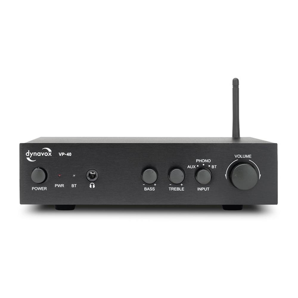 Dynavox VP-40 Stereo-Verstärker 2 x 20W black Bluetooth