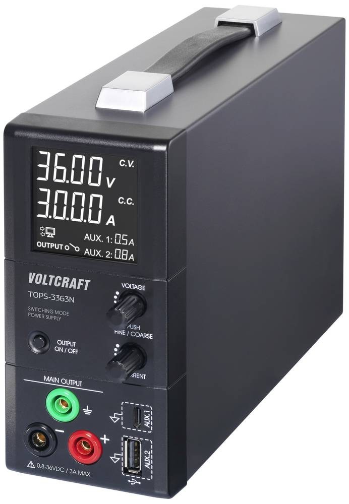 VOLTCRAFT TOPS-3363N Labornetzgerät, einstellbar 0.8 - 36 V/DC 0.1 -