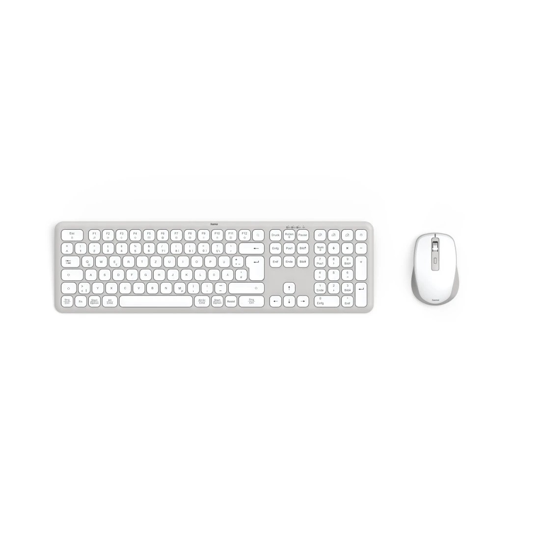 Hama Multi-Device-Tastatur-Maus-Set \ WKM-550\ , kabellos, Funk/BT,