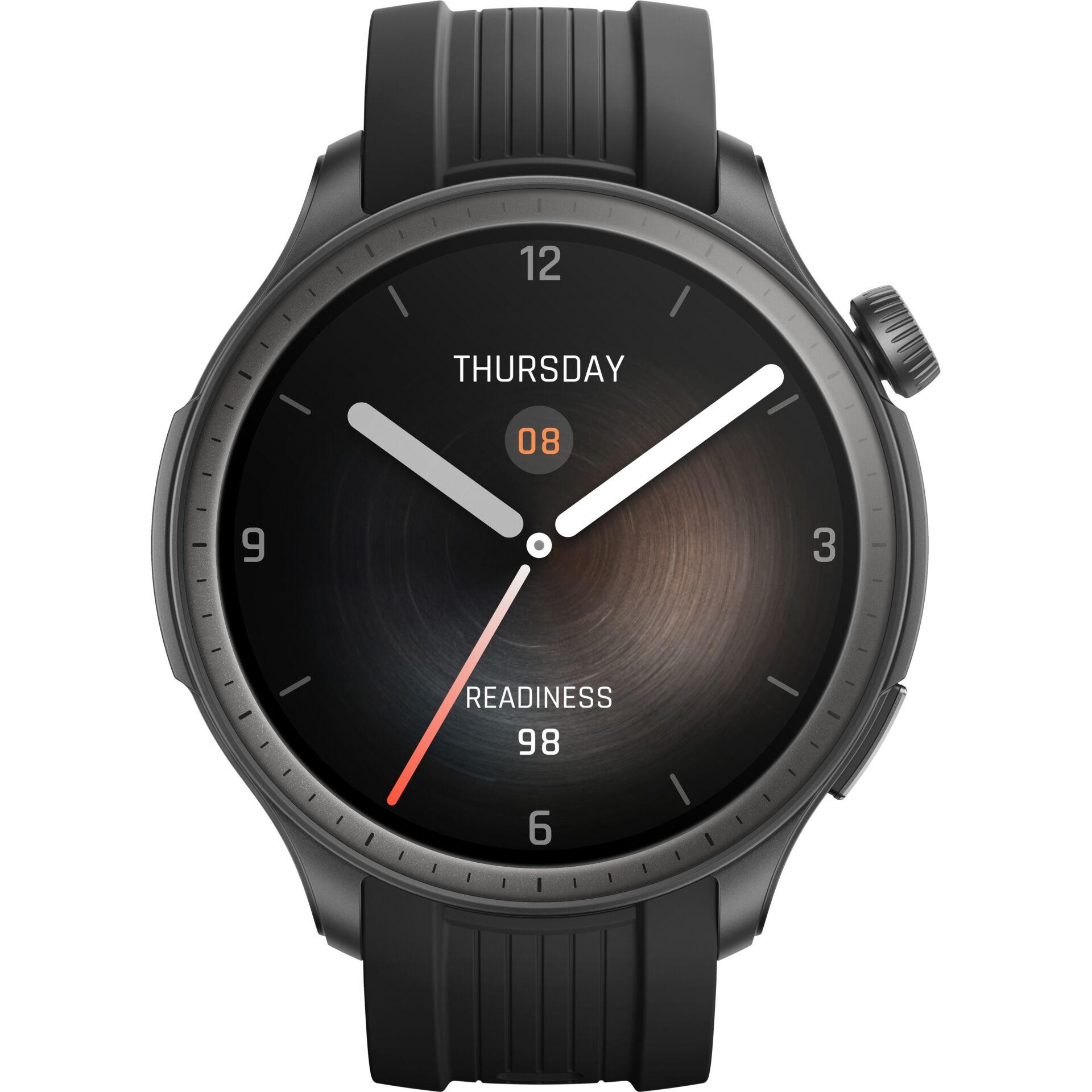Sotel | Amazfit Balance 3.81 cm (1.5") AMOLED 46 mm Digital 480 x 480  pixels Touchscreen Black Wi-Fi GPS (satellite)