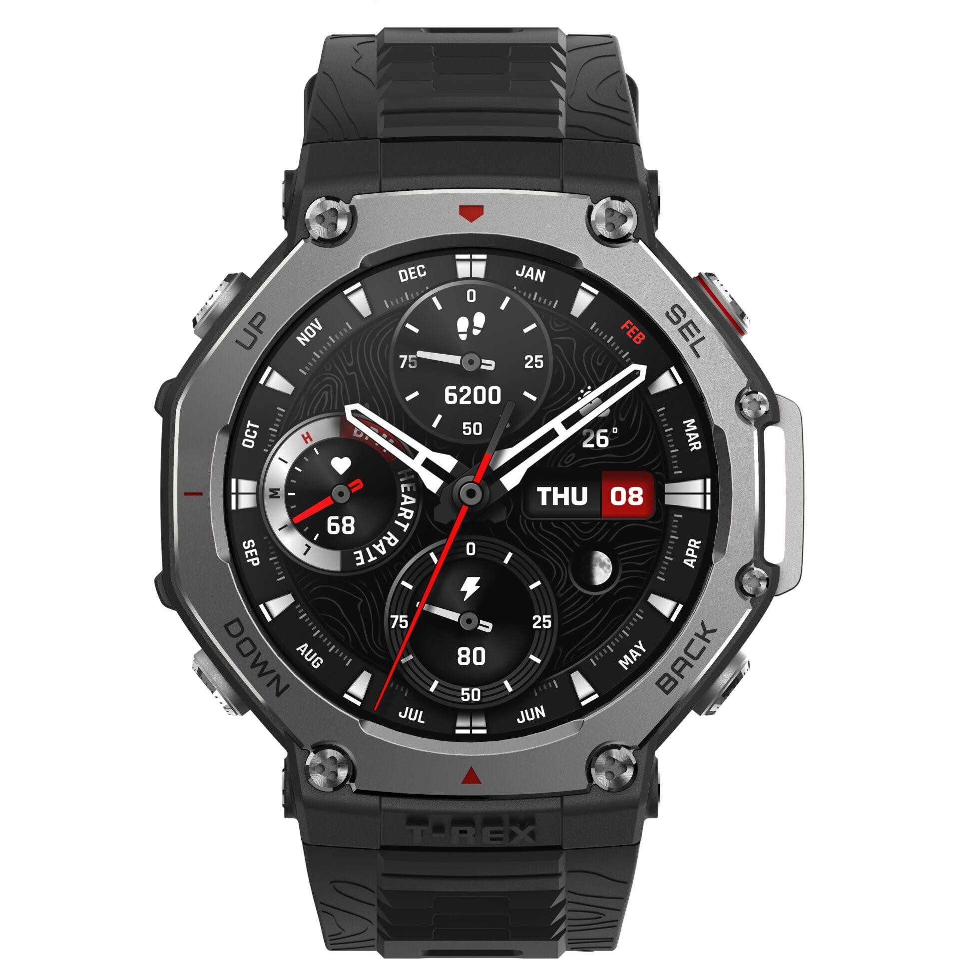 Amazfit T-Rex 3 3.81 cm (1.5") AMOLED 48.5 mm Digital 480 x 480