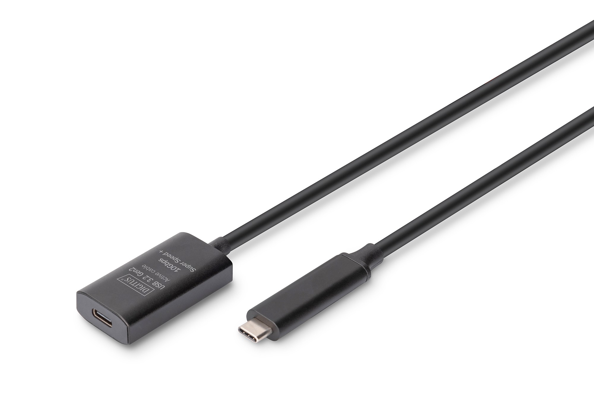 Digitus Active USB 3.2 Gen2 10G extension cable, USB-C - USB-C, 5m -