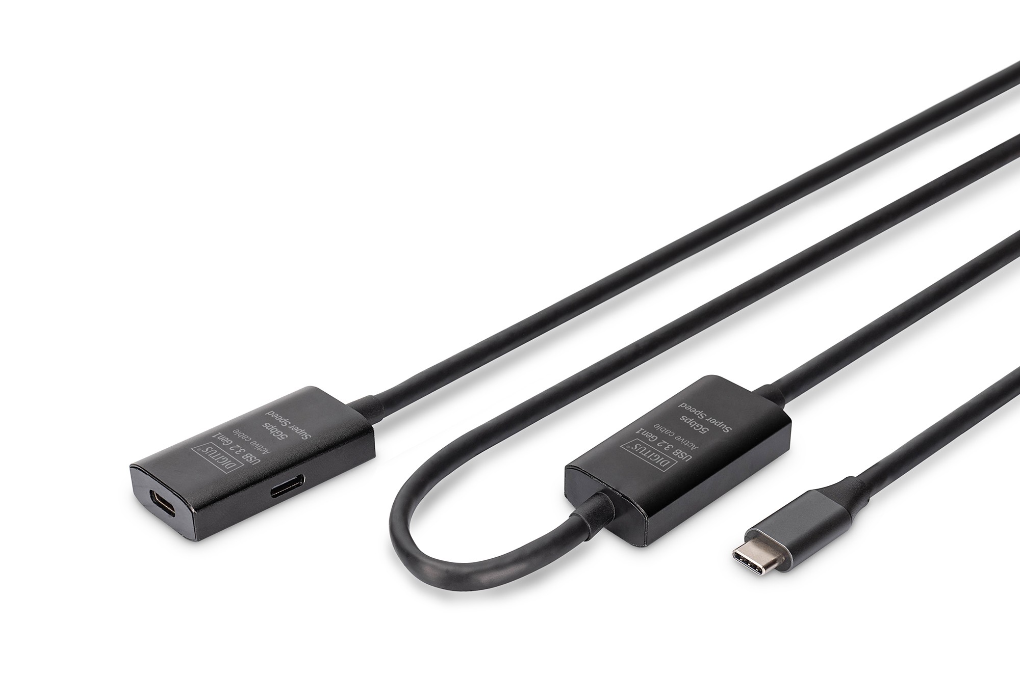 Digitus Active USB 3.2 Gen1 5G extension cable, USB-C - USB-C, 10m -