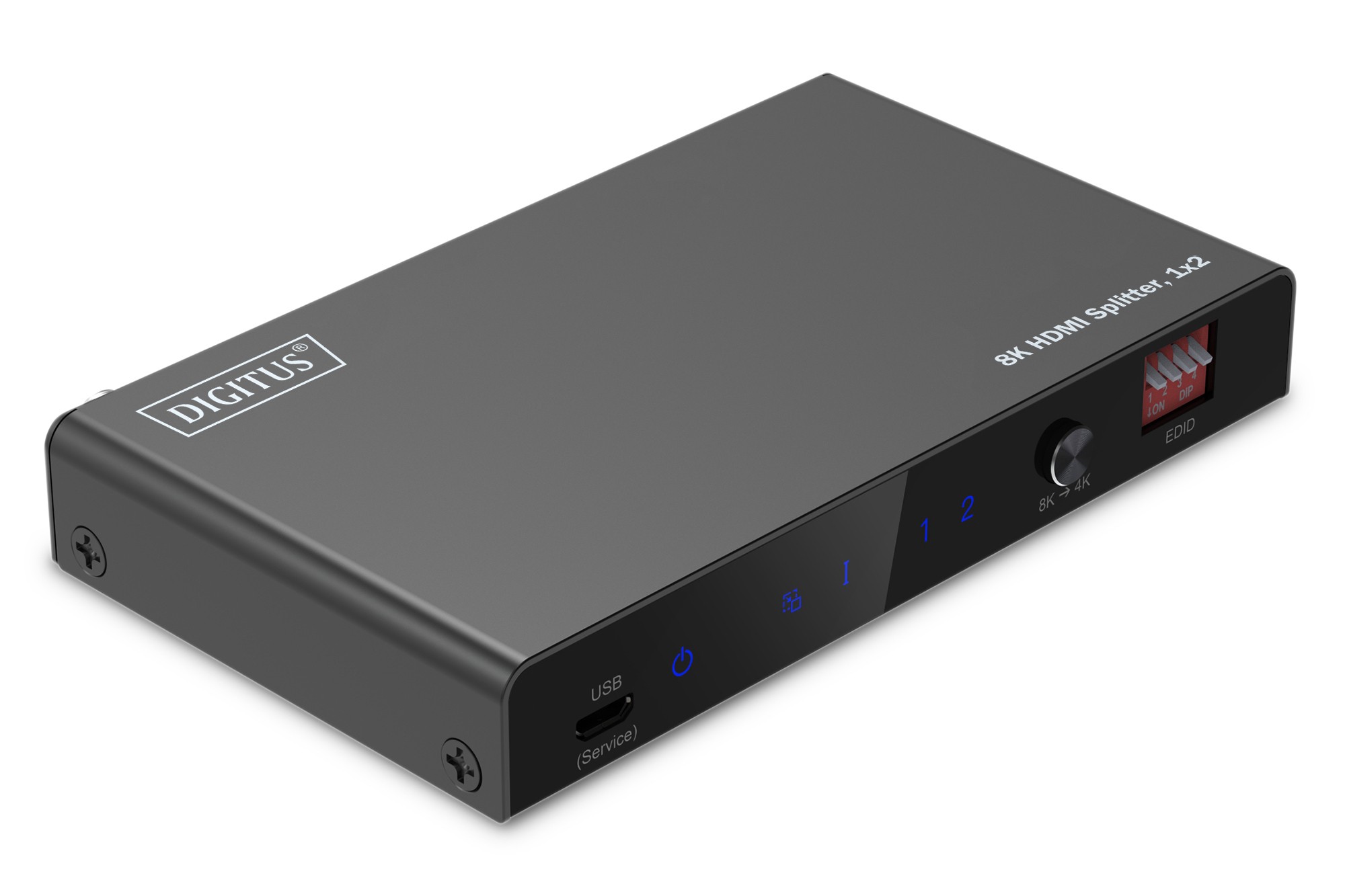 Digitus 8K HDMI Splitter, 1x2 - Digitus 8K HDMI Splitter, 1x2, HDMI,