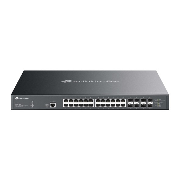 TP-Link Omada 32-Port 10GE L2+ Managed Switch with 24-Port PoE++ - TP-