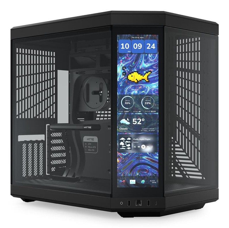 HYTE Y70 touch infinite Midi Tower Black - HYTE Y70 touch infinite,