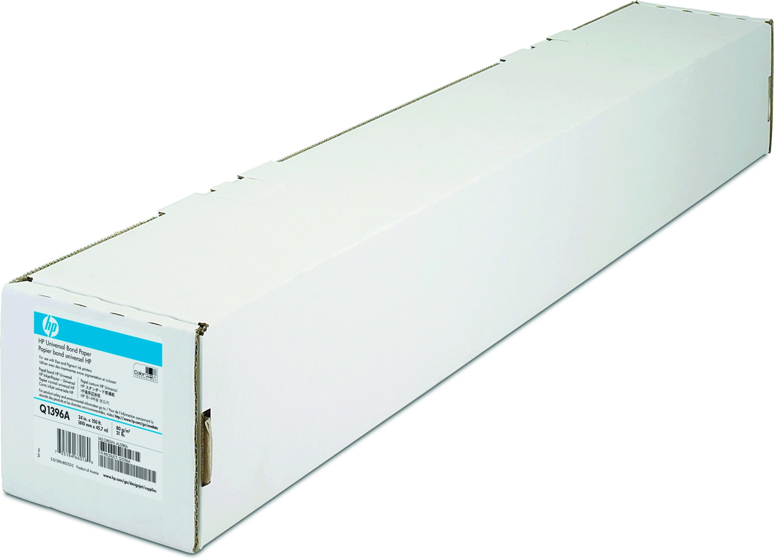 Hewlett Packard HP InkJet-Papier Universal 80 g/m² (610mm x 45,7m) -