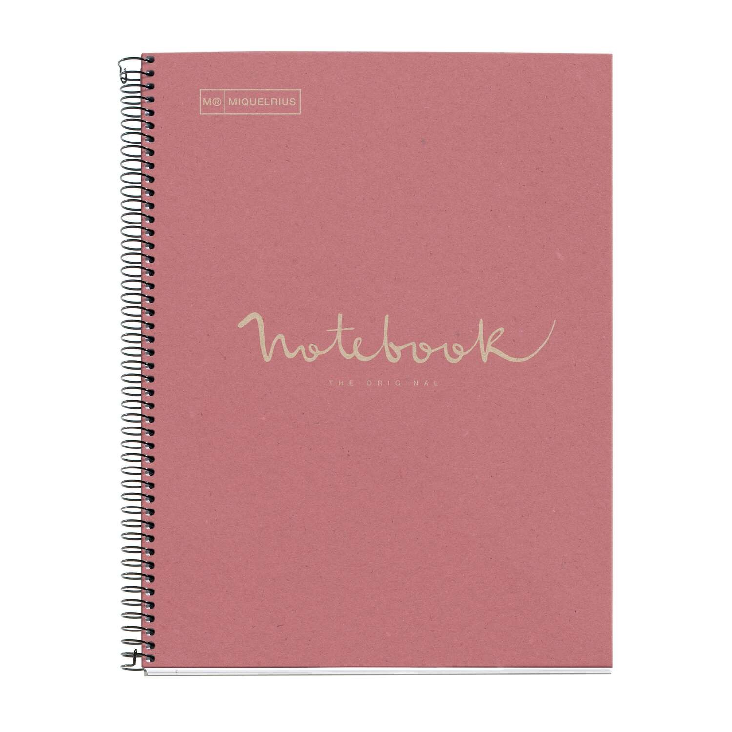 MIQUELRIUS Eco Emotions Collegeblock DIN A4 kariert pink