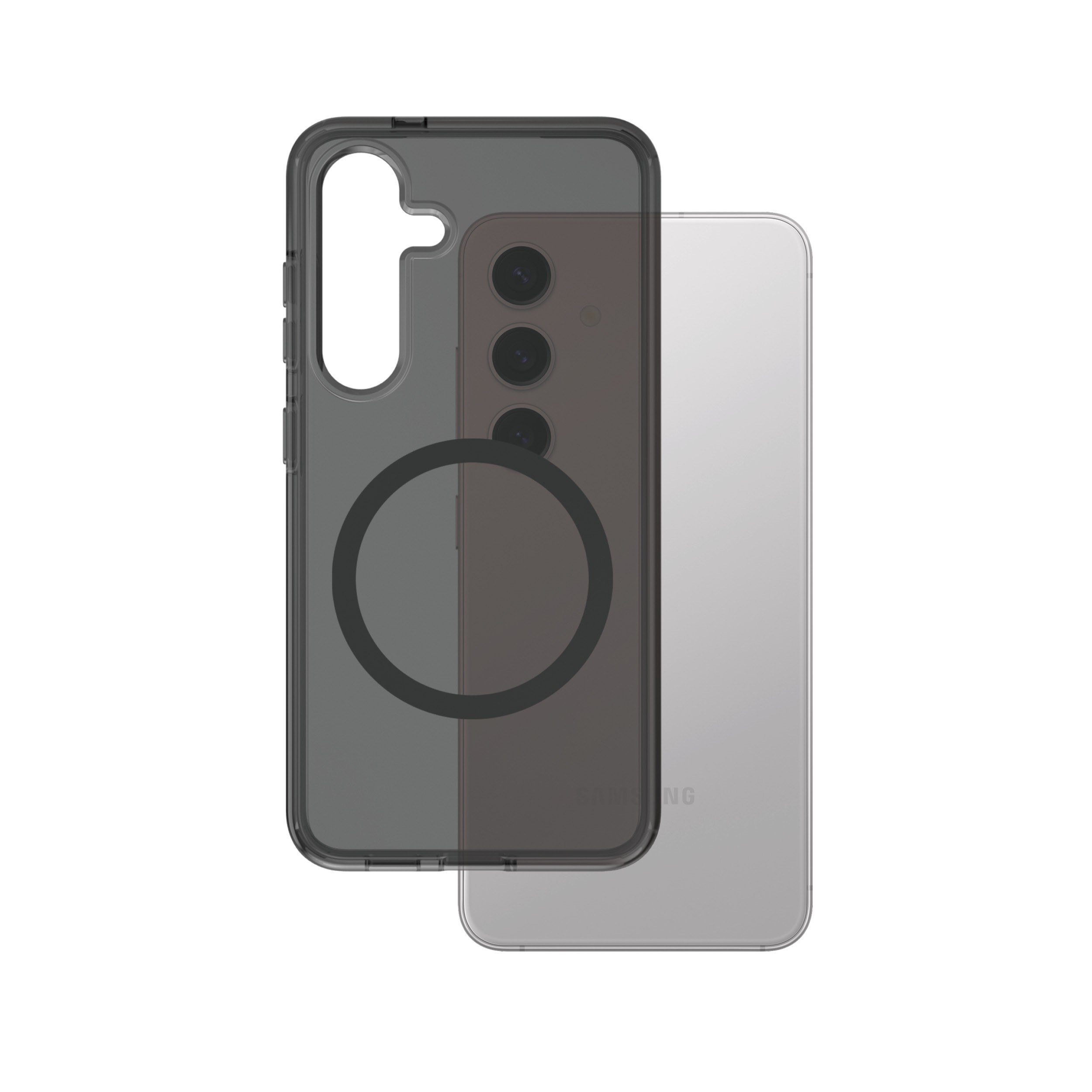 PanzerGlass CARE by Smokey Case w. Black Qi Compatible Samsung