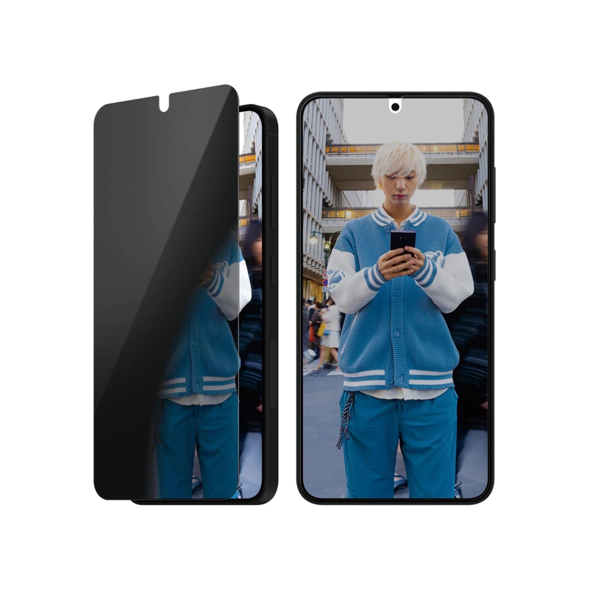 PanzerGlass Privacy Screen Protector Samsung Galaxy S25/S24 - Passend
