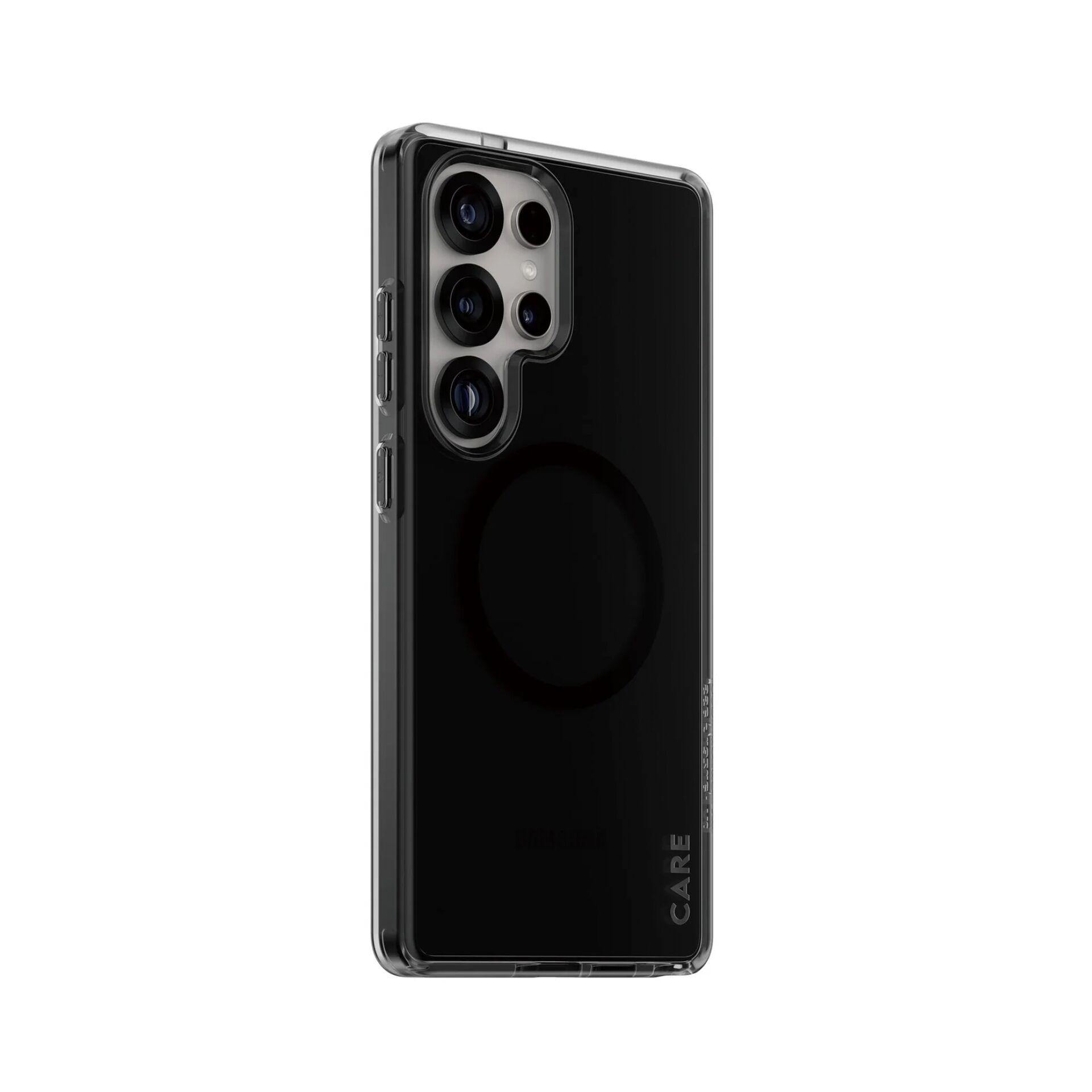 PanzerGlass CARE by Smokey Case w. Black Qi Compatible Samsung