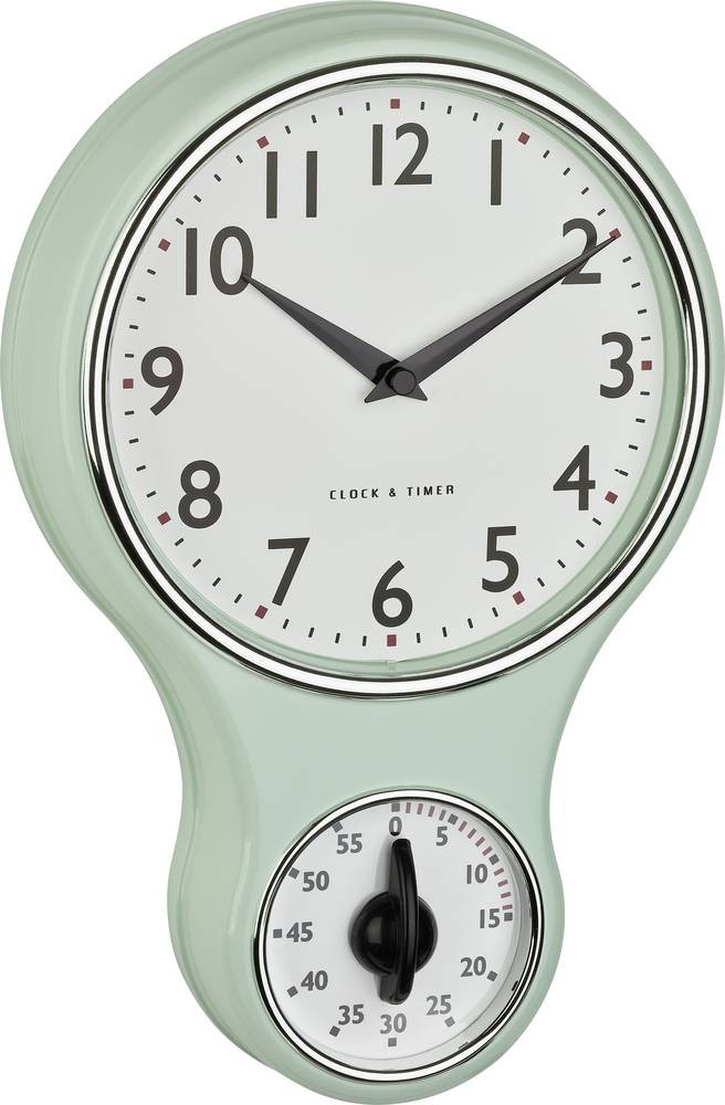 TFA Dostmann 60.3073.20 Quarz, Mechanisch Wanduhr 19.6mm x 5.8mm x
