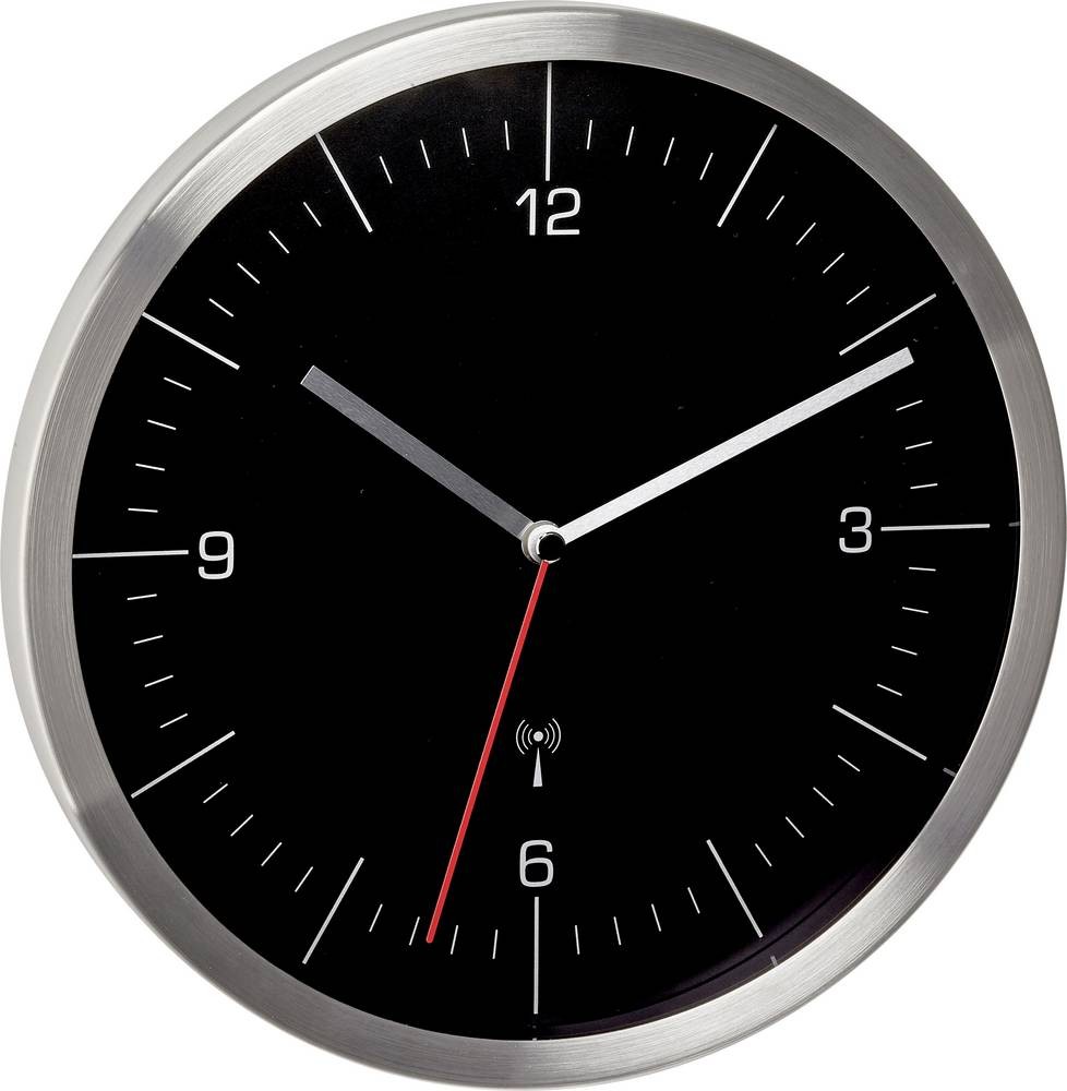 TFA Dostmann 60.3544.01 Funk Wanduhr 24.5mm x 4.1mm x 24.5mm