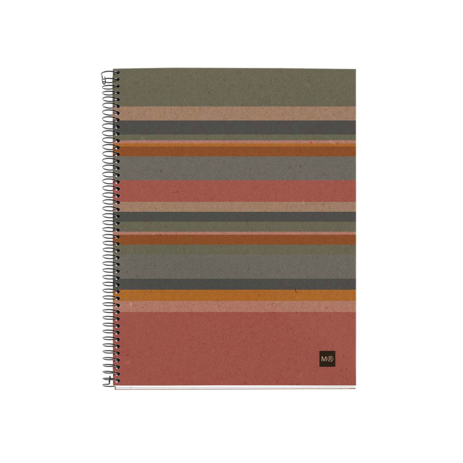 MAUL A616299 bloc-notes A4 120 feuilles Bleu, Marron, Vert, Orange,