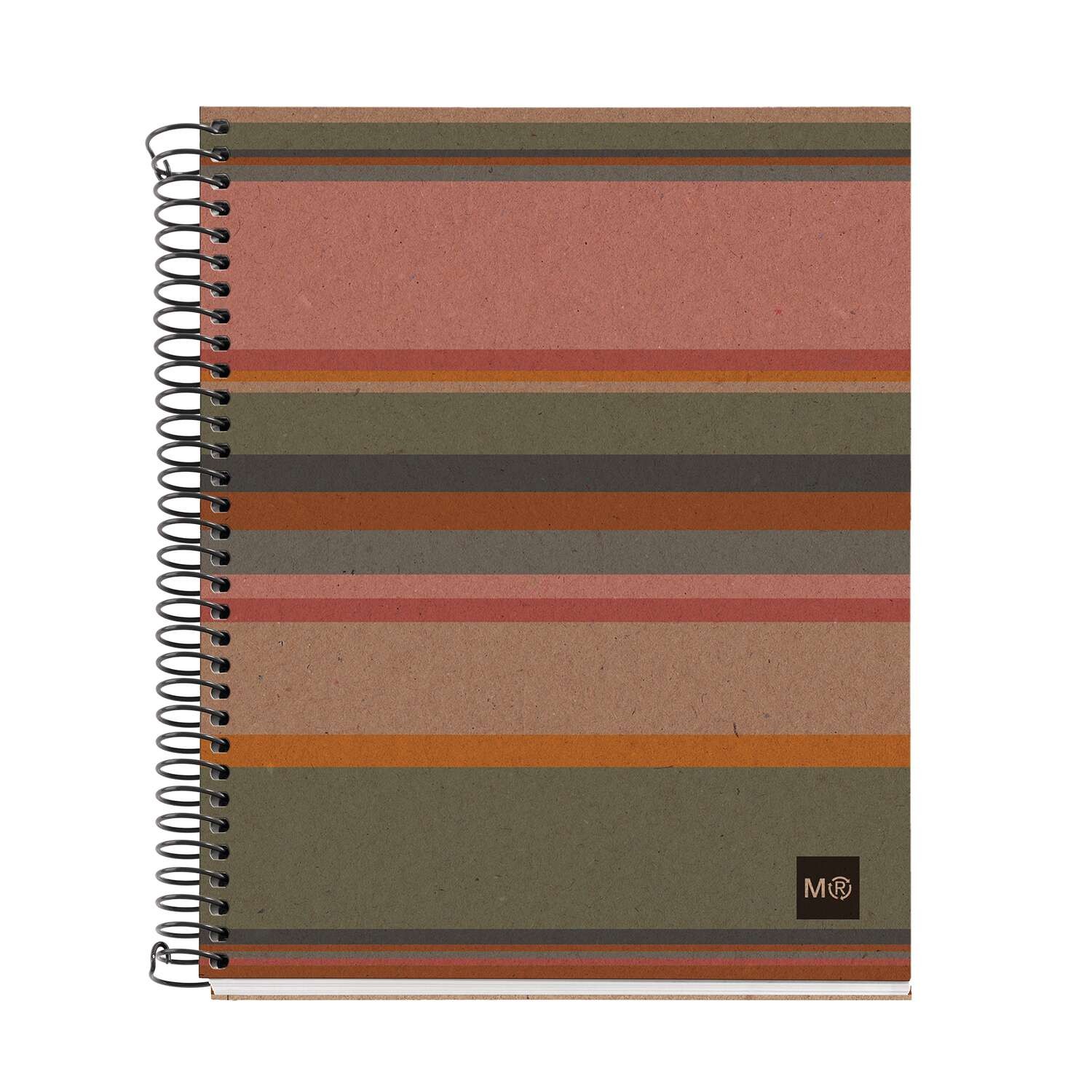 MAUL A616899 bloc-notes A5 120 feuilles Bleu, Marron, Vert, Orange,