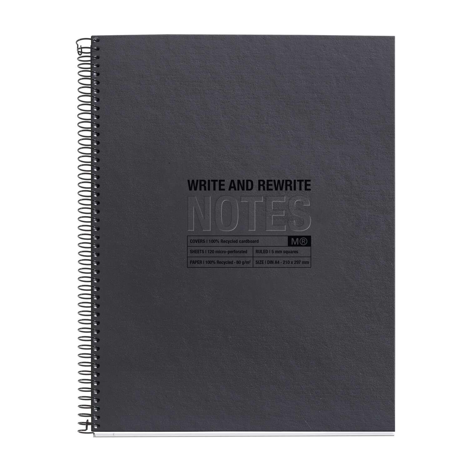 MAUL A602790 cuaderno y block A4 120 hojas Negro - MAUL A602790,
