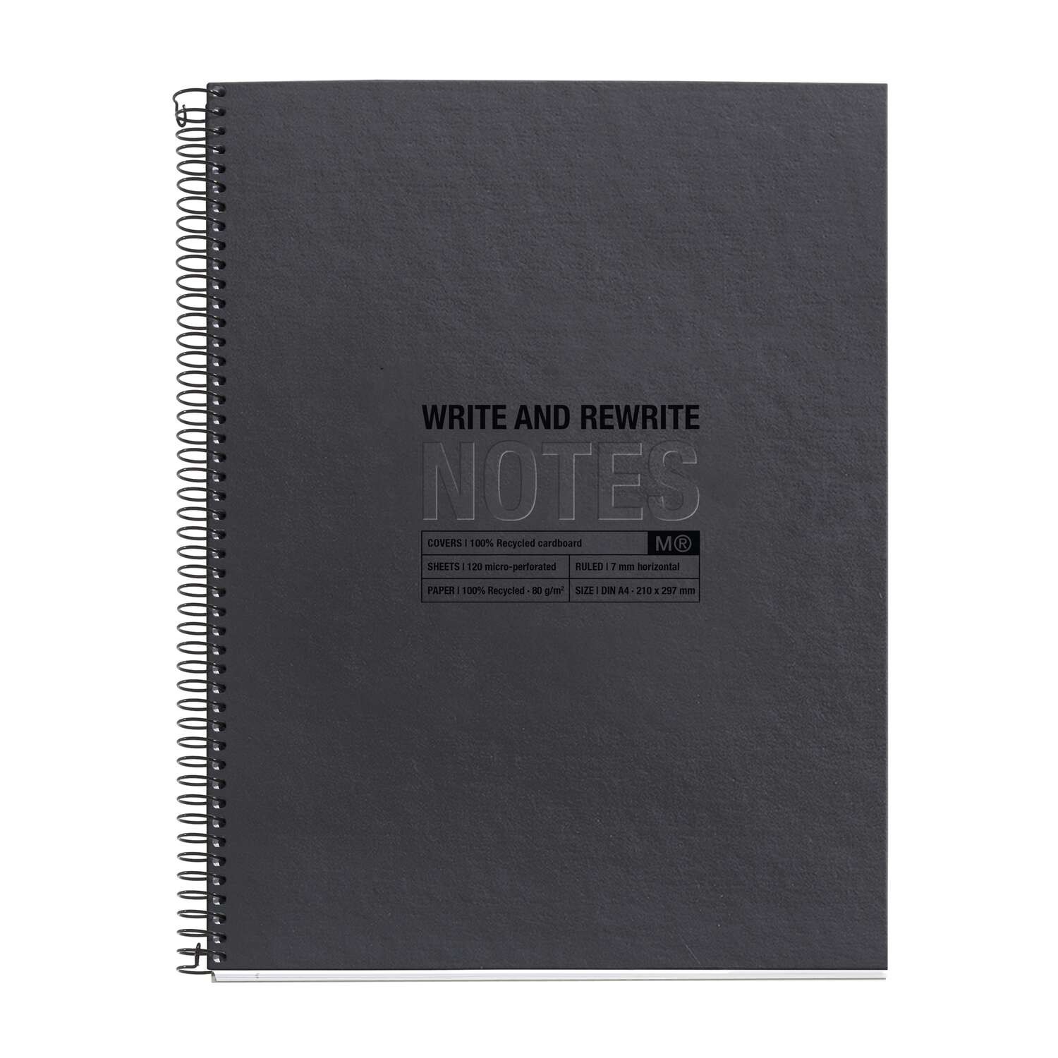 MAUL A604490 cuaderno y block A4 120 hojas Negro - MAUL A604490,