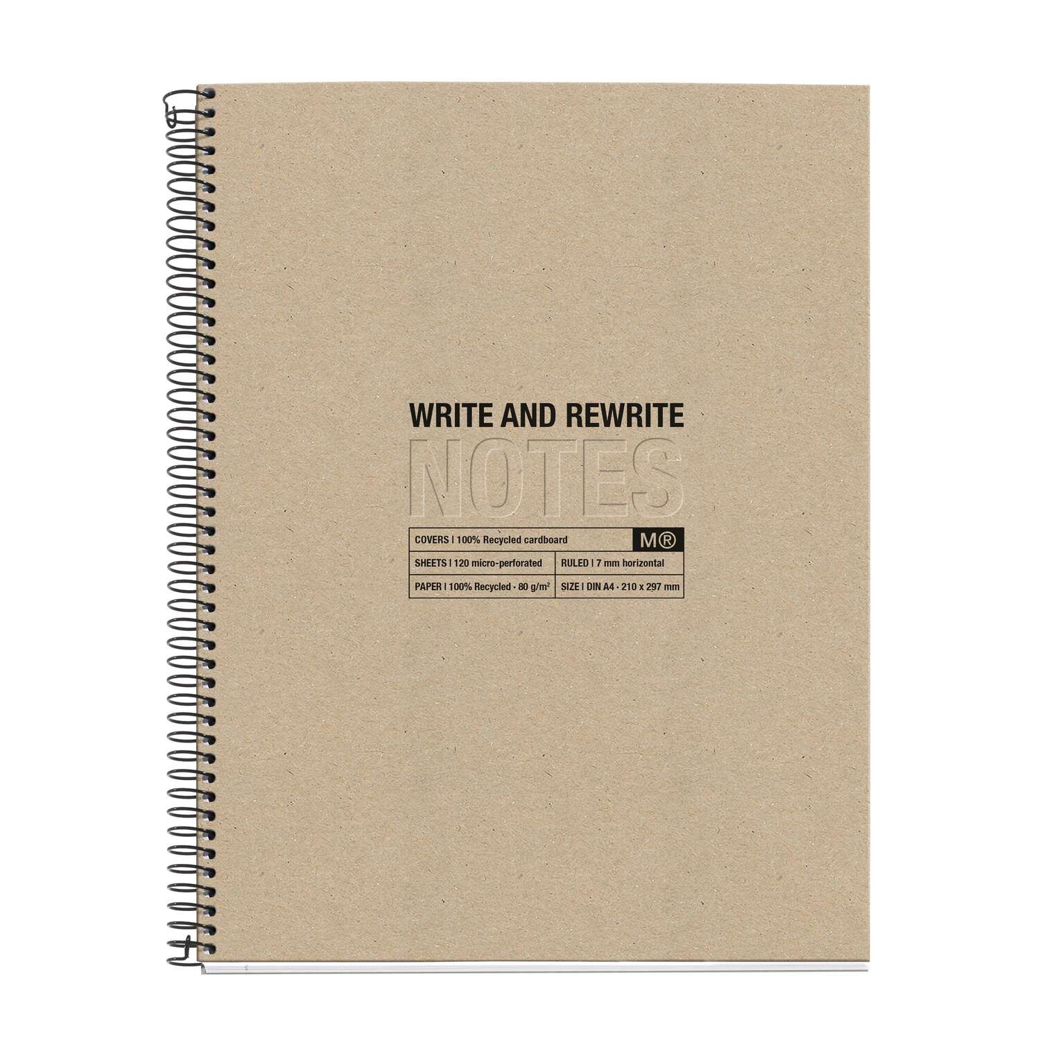 MAUL A604579 bloc-notes A4 120 feuilles Beige - MAUL A604579,