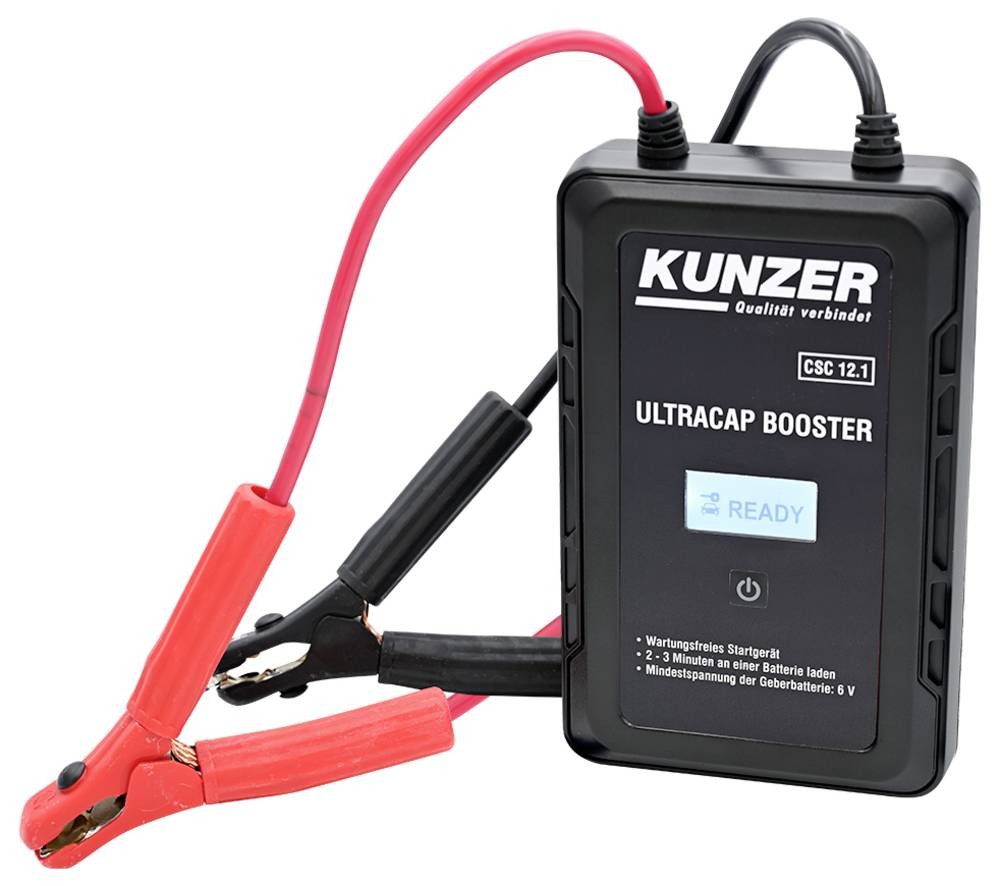 Kunzer car charger, Schnellstartsystem CSC 12.1 Starthilfestrom (12 V)