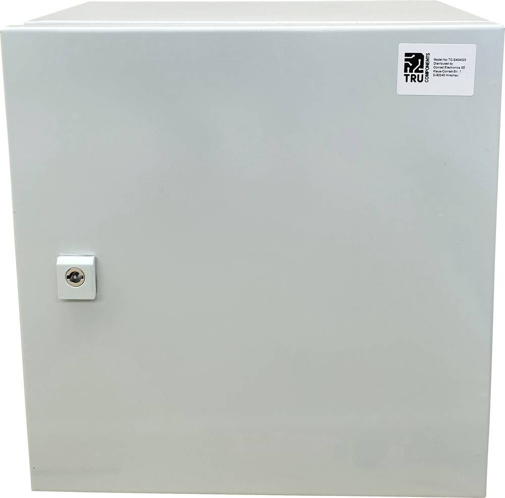 TRU COMPONENTS TC-S404020 Schaltschrank 400 x 400 x 200 Stahlblech