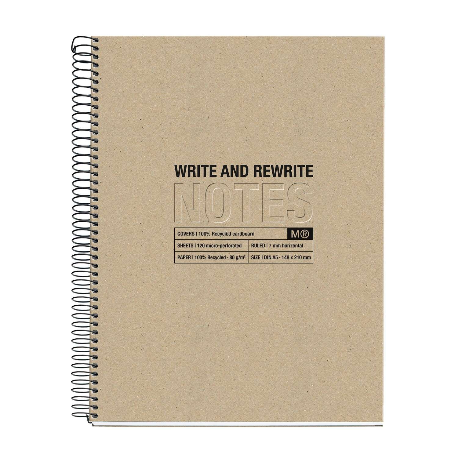 MAUL A604779 bloc-notes A5 120 feuilles Beige - MAUL A604779,
