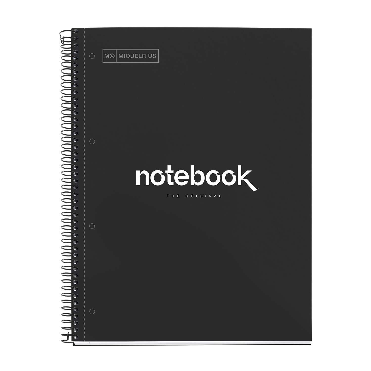 MAUL A460490 writing notebook A4 80 sheets Black - MAUL A460490,