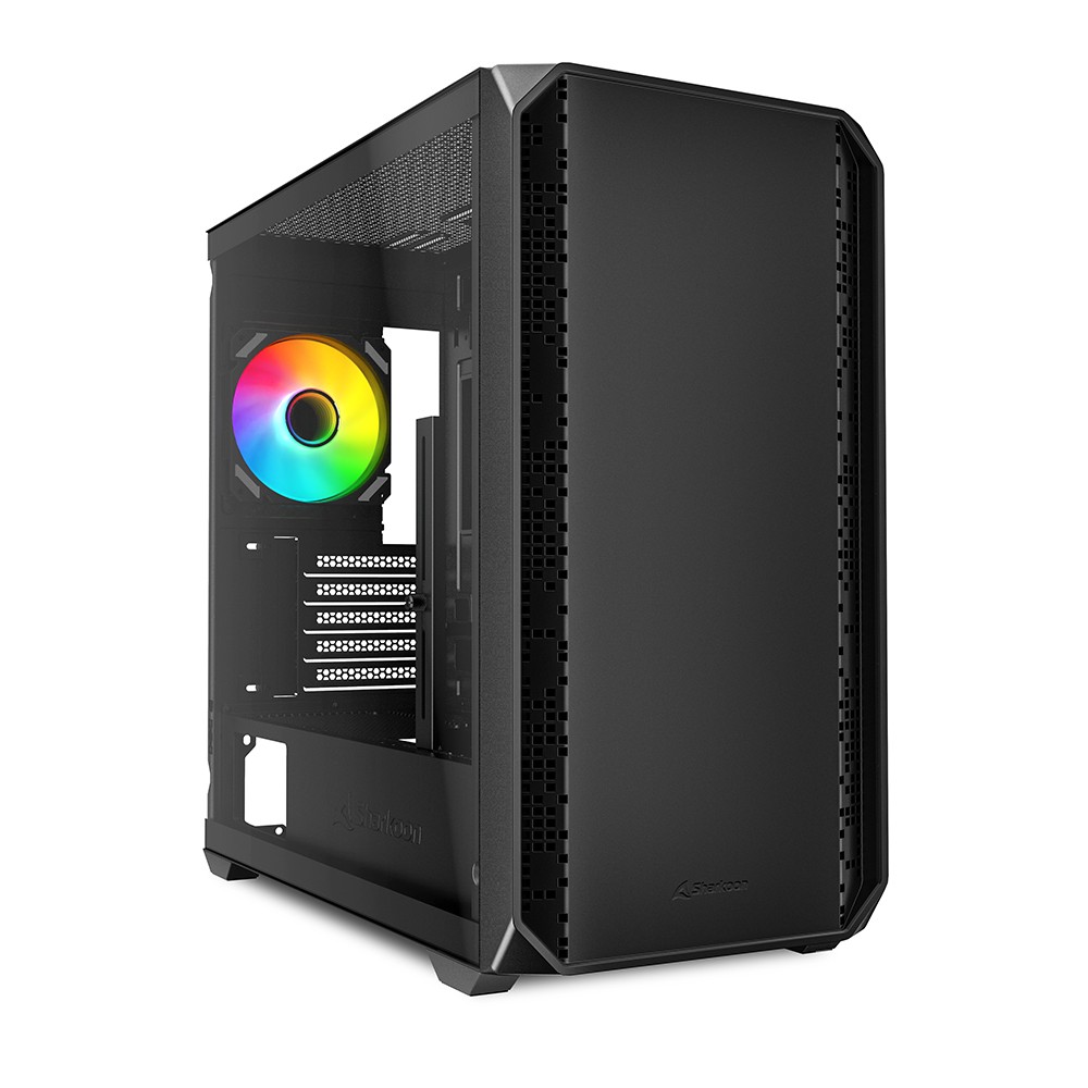 Sharkoon MK2 RGB Micro Tower Black - Sharkoon MK2 RGB, Micro Tower,