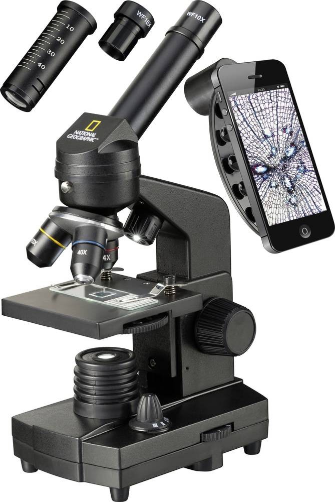 National Geographic 9039001 40x-1280x Mikroskop incl. Smartphone
